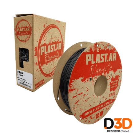 Filamento Flexible Plastar 1kg | Alta Elasticidad Calidad DroPix 3D