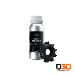 Resina Flexible Hellbot Negra 250ml | DroPix 3D Mar del Plata