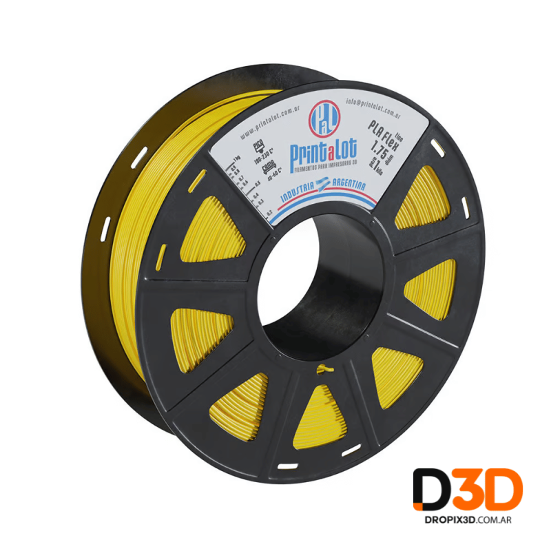 Filamento PLA Flex Printalot 1kg | Flexible, Preciso y Fácil de Imprimir | DroPix 3D