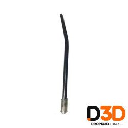 Bombillas de Aluminio Negras | Livianas y Resistentes | DroPix 3D Mar del Plata