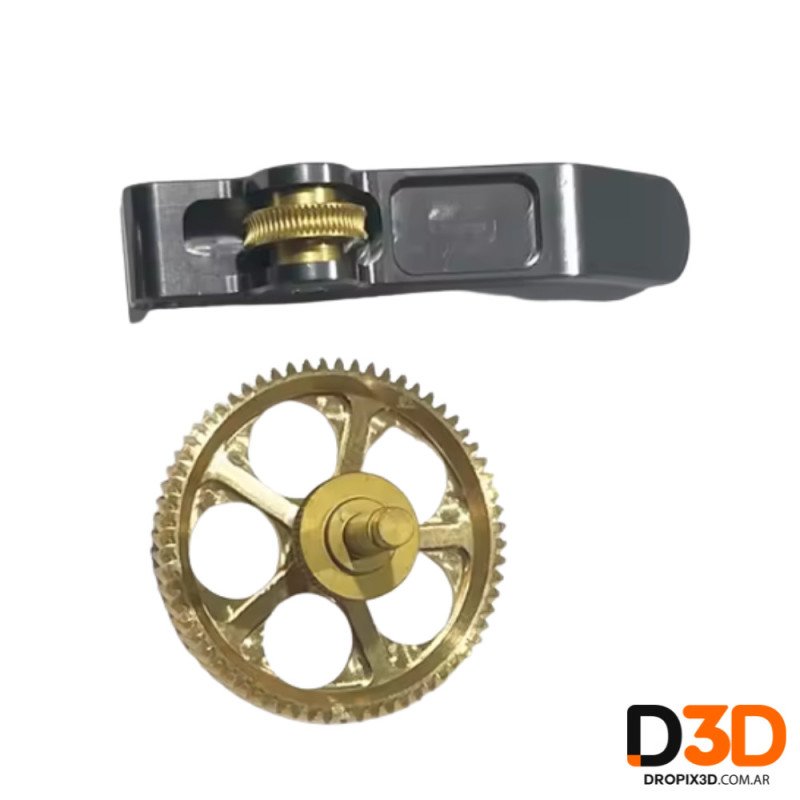 Engranaje Brazo Extrusor Bambu  Lab A1 Mini Metálico