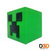 Lampara Velador Minecraft Creeper