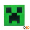 Lampara Velador Minecraft Creeper